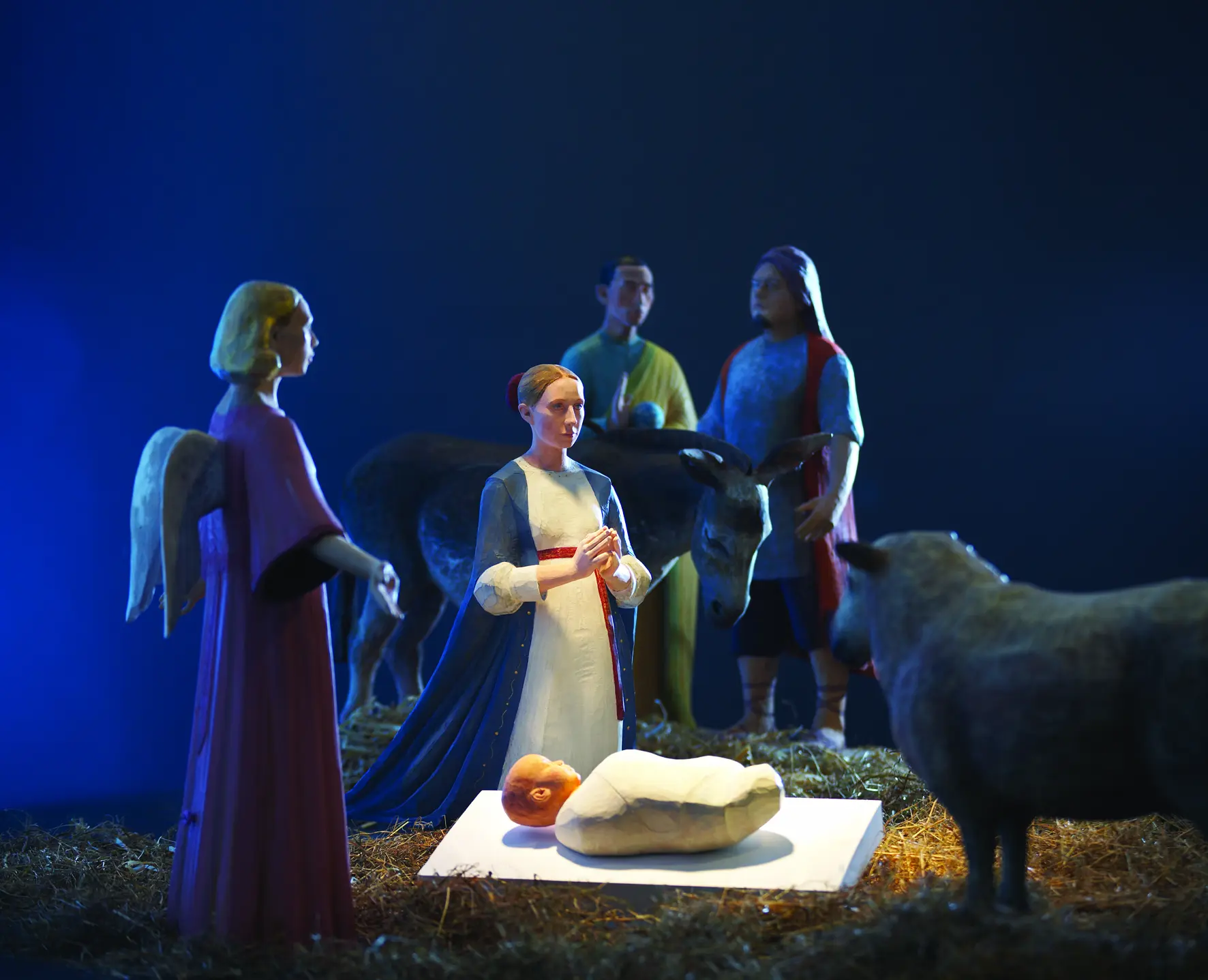 Blessing of the Crib on Trafalgar Square
